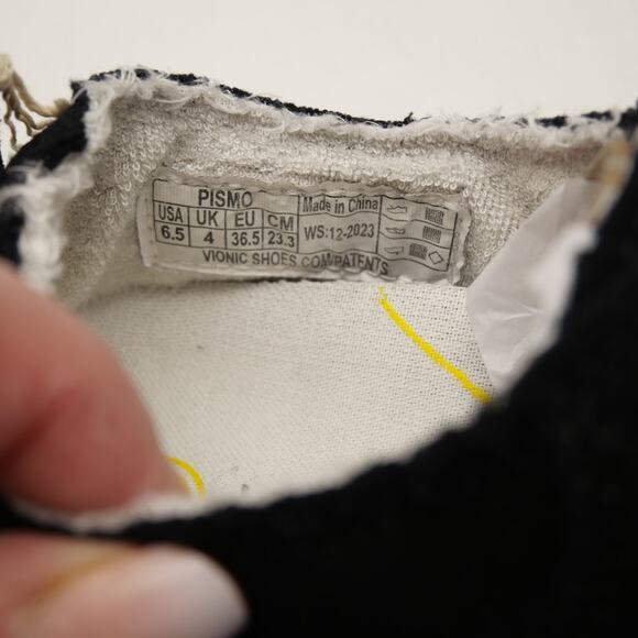 NEW Vionic Women's 6.5 Pismo Shoes Black Denim Slip On Orthotic Arch Support - Picture 6 of 8